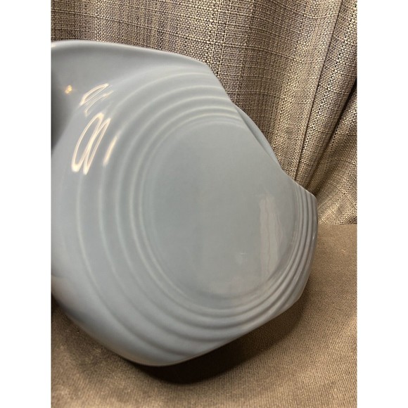 Fiesta Homer Laughlin Fiesta Ware Periwinkle Blue Disc Pitcher Retired Color 70s - Picture 8 of 9